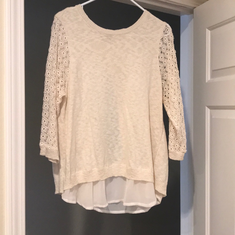 3/4 sleeve sweater